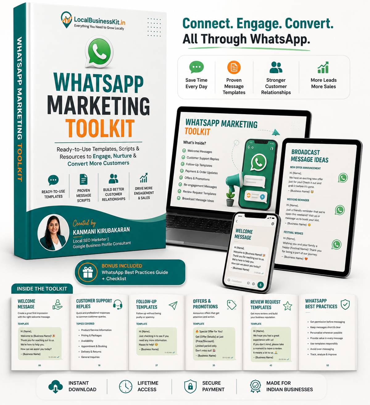 WhatsApp Marketing Toolkit message templates