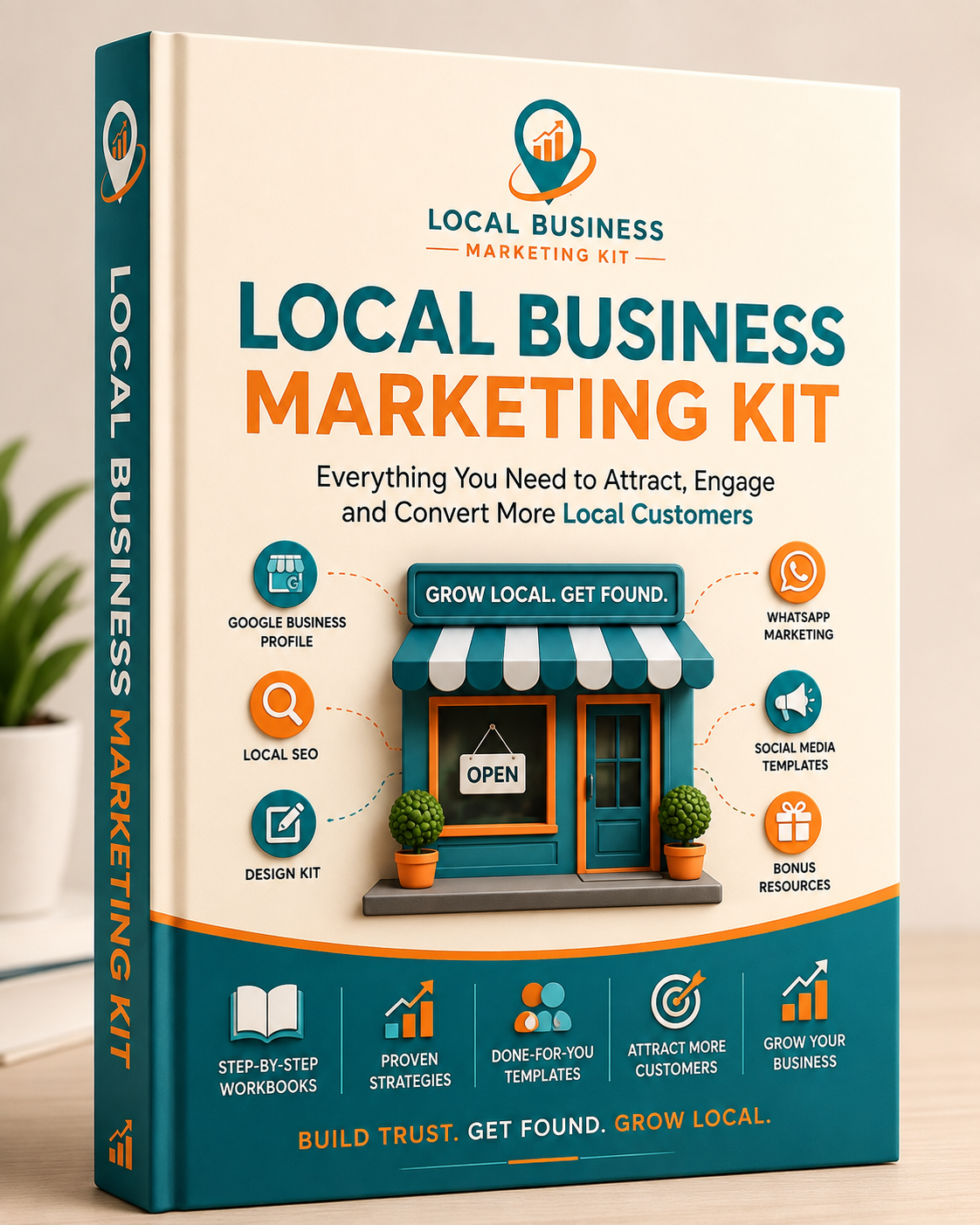 Local Business Marketing Kit — Google Business Profile, Local SEO, design and WhatsApp templates cover